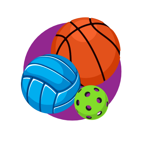 illustration of sports balls