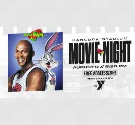 Information about Hancock Stadium Movie Night presented by the Y for August 9th, 2024.